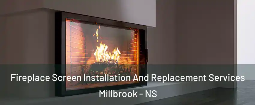 Fireplace Screen Installation And Replacement Services Millbrook - NS