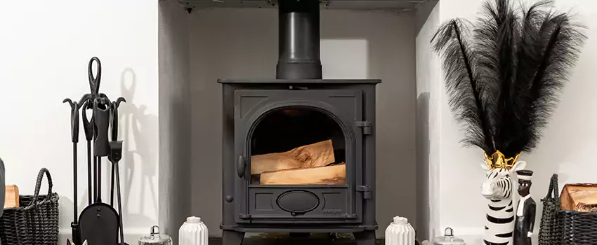 Thelin Hearth Products Providence Pellet Insert Fireplace Installation in Millbrook, NS