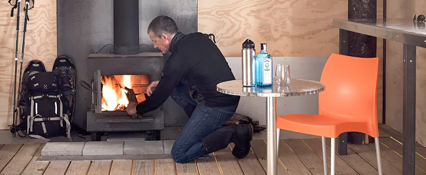 Open Hearth Wood Fireplace Installation in Millbrook, NS