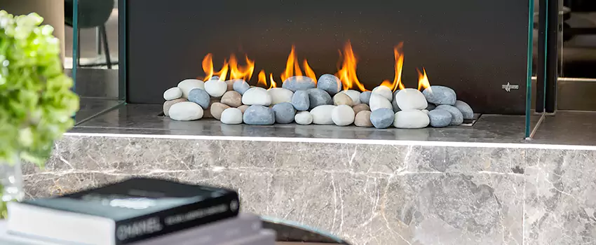 Double-Height Fireplace Design Refurbishment in Millbrook, Nova Scotia