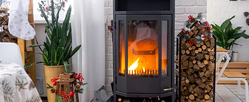Thelin Hearth Products Direct Vent Gas Stove Fireplace Inspection in Millbrook, NS