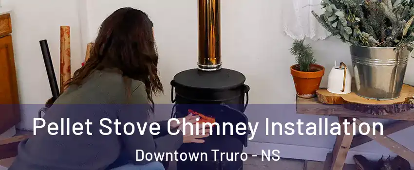 Pellet Stove Chimney Installation Downtown Truro - NS